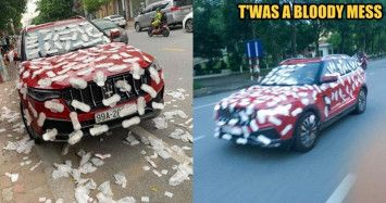 Mobil ditempel pembalut