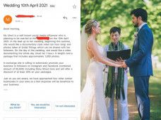 Tawaran endorse pernikahan