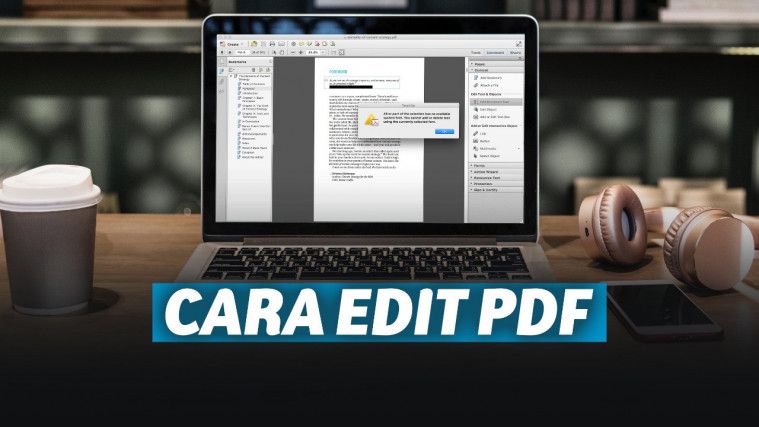 Cara edit pdf di laptop