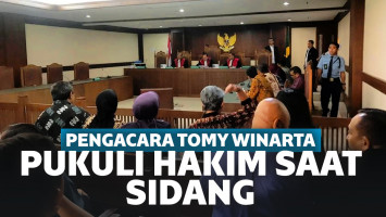 Pengacara Tomy Winata Serang Hakim Pakai Ikat Pinggang