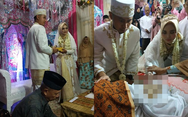 Menikah di depan jenazah ibu