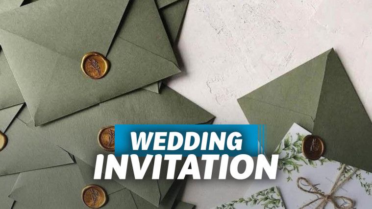 103+ Contoh Undangan Pernikahan Warna Biru Terbaik Gratis