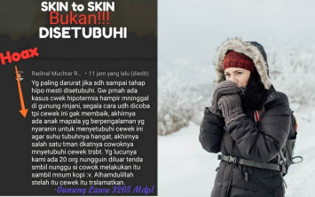 Skin to skin dengan disetubuhi