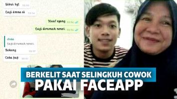 Cowok Ubah Wajah Selingkuhannya Pakai FaceApp