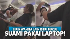 Kepergok Lirik Wanita Lain di Pesawat,