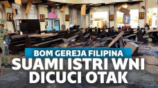 Pasutri Bom Bunuh Diri Gereja Filipina Dicuci Otak di Indonesia