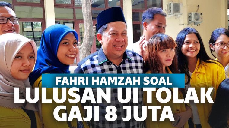 Heboh Lulusan UI Tolak Gaji 8 Juta, Fahri Hamzah Sebut Itu Wajar