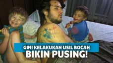 aksi lucu bocah