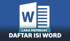 Cara membuat daftar isi di Word1