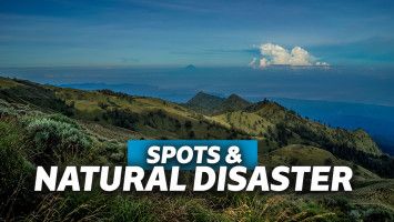 tempat wisata indonesia hancur akibat bencana