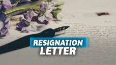 surat pengunduran diri