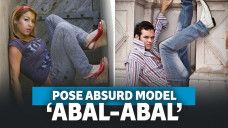 Pose model kocak banget