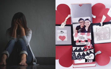 Kado untuk pacar dicampakkan