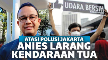 Anies Instruksikan Larangan Kendaraan Tua Atasi Polusi Udara Jakarta