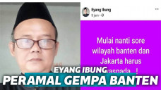 Bahkan pembahasan Eyang Ibung jadi trending di Twitter pasca gempa Banten