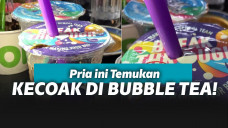 Minuman boba mengandung kecoa