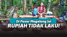 Penjual di Pasar Lembah Merapi