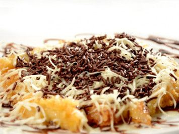 Cara membuat pisang coklat