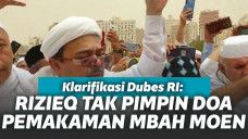 Rizieq Shihab hadiri pemakaman Mbah Moen