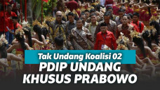 Prabowo hadiri Kongres V PDIP