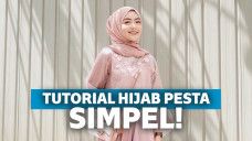 Tutorial hijab pesta sederhana