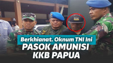 Pratu DAT diamankan anggota TNI usai ditangkap karena menjual amunisi ke KKB OPM