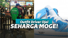 Driver ojol pakai sepatu mahal