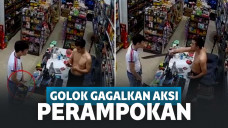 Ngancam Pake Pisau, Dibalas Pake Golok!