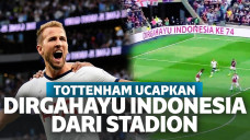 'DIrgahayu Indonesia' Muncul Saat Pertandingan Tottenham di Liga Inggris