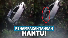 Tangan Hantu Muncul Saat Mobil Lakalantas Ditarik Dari Jurang