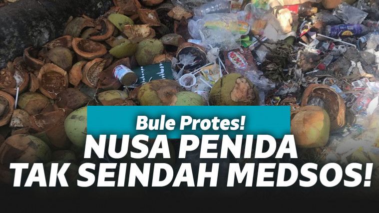 Turis Ini Mengeluh Melihat Nusa Penida Penuh Sampah