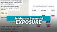 Influencer bayar dengan exposure