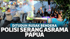 Dituduh Rusak Bendera Indonesia, Asrama Mahasiswa Papua Ditembaki Gas Air Mata Polisi