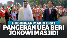 Persahabatan Makin Erat, Pangeran Abu Dhabi Hadiahi Jokowi Masjid