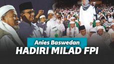 Anies hadiri Milad FPI