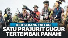 KKB Papua Serang TNI di Deiyai, Satu Prajurit Gugur Tertembak Panah