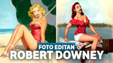Foto editan Robert Downey Jr