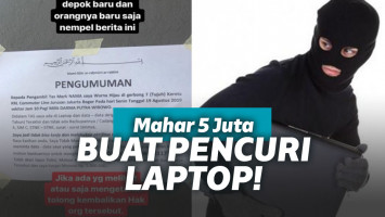 Pencuri tas laptop