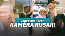 Hasil foto kamera rusak