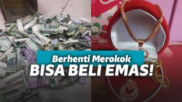 Menabung uang rokok demi istri