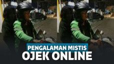 ilustrasi hantu ojek online
