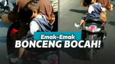 emak-emak bonceng balita