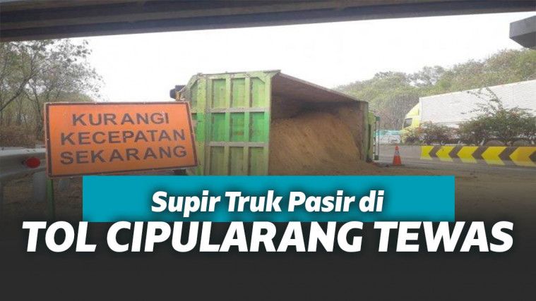 Sopir Truk Pasir Penyebab Kecelakaan Cipularang Tewas