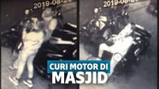 Aksi pasangan pencuri motor