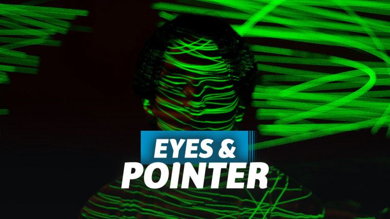 efek laser pointer untuk mata