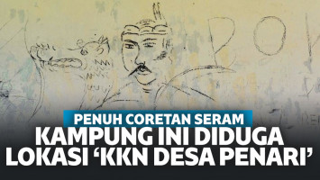 Kampung Darungan Dipenuhi Coretan Mirip KKN Desa Penari