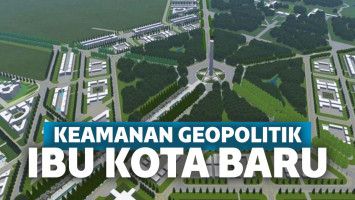 Penampakan Jakarta di malam hari.