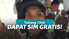Tukang cilok yang tak tahu SIM