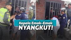 Kepala terjepit di pintu