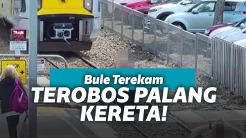 Warga nyaris ditabrak kereta